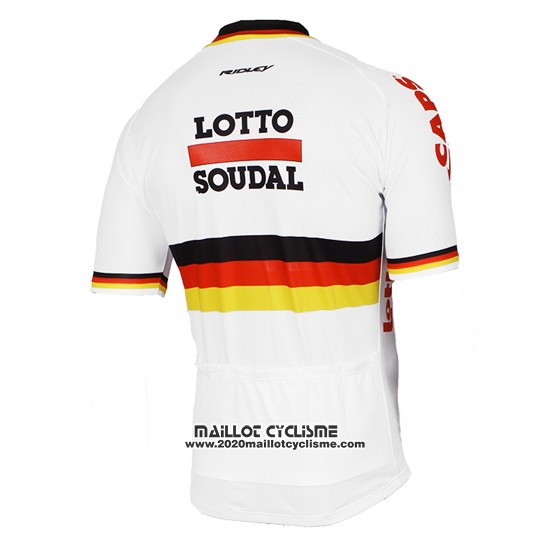 2017 Maillot Ciclismo Lotto Soudal Champion Allemagne Manches Courtes et Cuissard